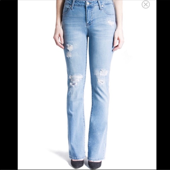 1 LEFT💥Liverpool Distressed & patched skinny boot - Picture 2 of 8